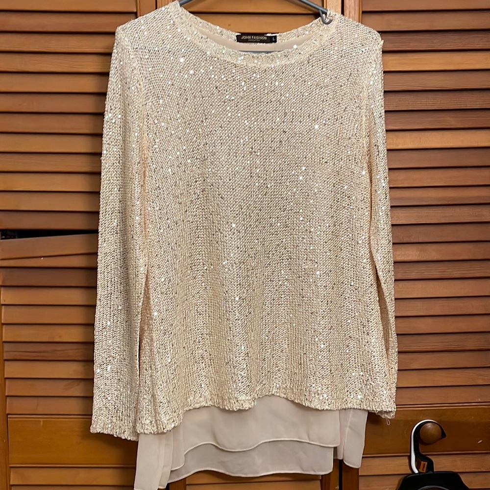 Cute sequin sweater!